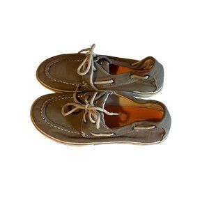 Sperry Top Sider brown deck shoes Halyard size 2.5 M